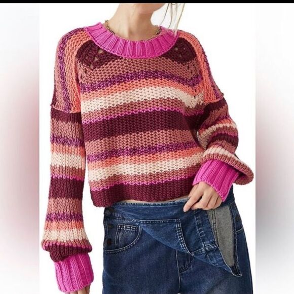NWT Free People mock neck sweater M - Picture 1 of 9